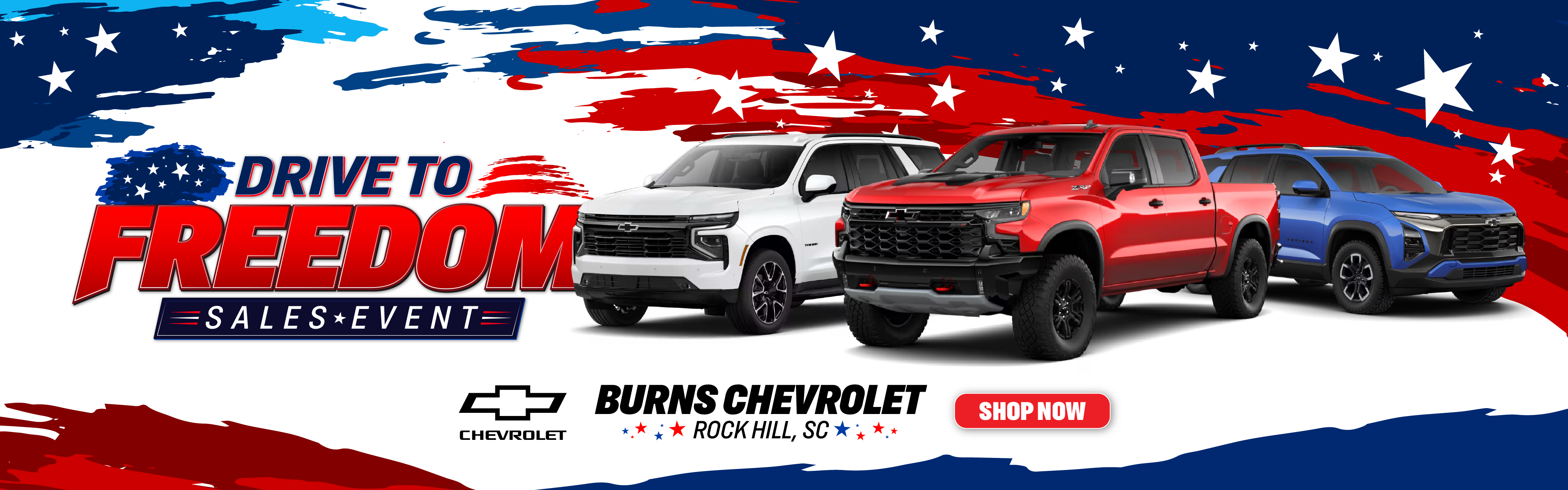 DRIVE TO FREEDOM SALES EVENT